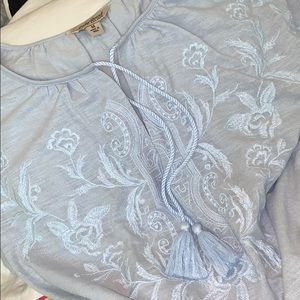 Lucky Brand light blue blouse